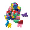 Colorful 1.125 Inch Puzzle Cube Erasers (12 Pack) 1.125". Fidget