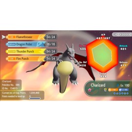 Pokémon Let's Go Pikachu & Eevee 6IV Shiny Charizard - ANY NATURE - FAST TRADE