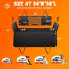 Dog Seat Cover for Car Back Seat Zipper Mesh Window