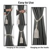 HedongHexi 2 Pack Gold Curtain Tassel Tibacks, Modern Rope Window