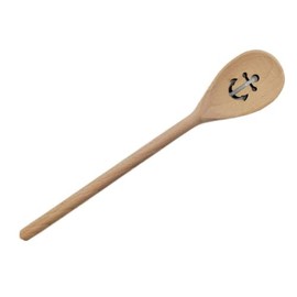 Nautical Beech Wood Cooking Spoon 30cm