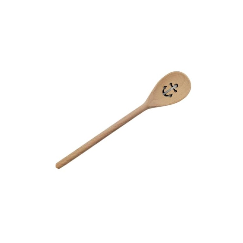 Nautical Beech Wood Cooking Spoon 30cm