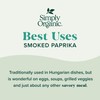 Simply Organic Smoked Paprika, 2.72 Ounce, Oak Wood Smoked &