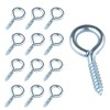 Qrity 20 PCS Eyelet Screws, 20mm Self Tapping Hook, Ring