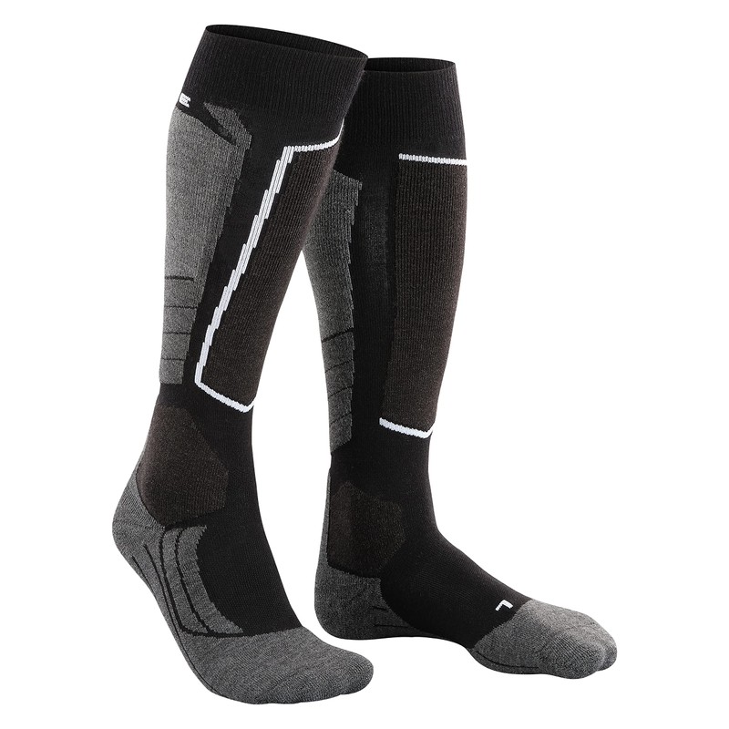 Falke SK2 Wool Men's Ski Socks, black, 42-43