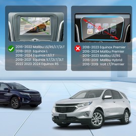 GFJNFG for 2018-2023 2024 Equinox Screen Protector 7 Inch Touchscreen Malibu Screen Protector 2022 2023 2024 Equinox Malibu L LS LT Tempered Glass Anti Scratch Fingerprints