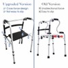 Universal Walker Rest Seat for Attachable Seat Folding Walker, Maximum