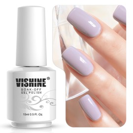 Vishine Gelpolish Professional Manicure Salon UV LED Soak Off Gel Nail Polish Varnish Color Oldlace(1324)