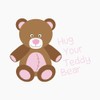 CafePress Hug Teddy Bear Magnets 2.25" Round Magnet, Refrigerator Magnet