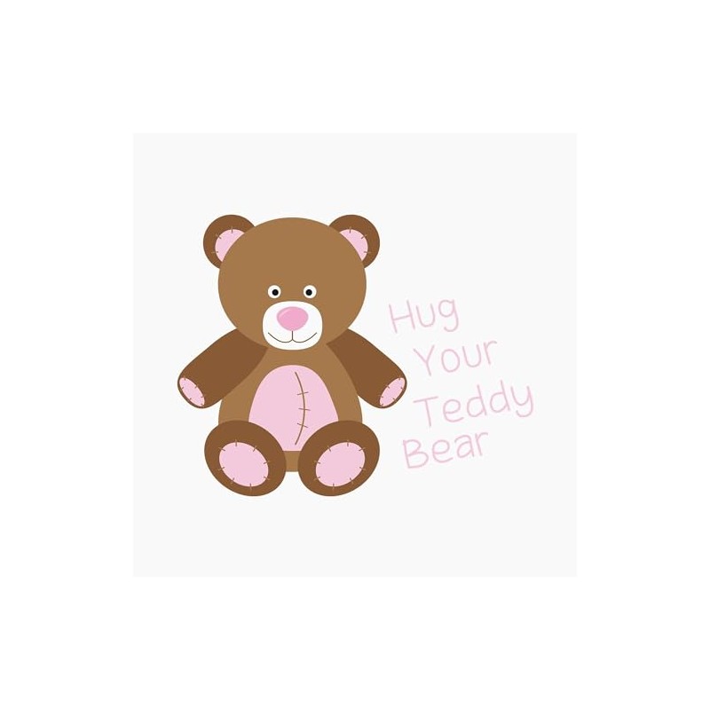 CafePress Hug Teddy Bear Magnets 2.25" Round Magnet, Refrigerator Magnet