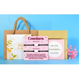 Cousin Gift for 2 3 4 Cousins Bracelet Gifts Cousin Bracelets Gift for Birthday Gift Ideas Heart Guardian Angel Christmas Jewellery Women Jewellery Set Women's Cousin Bracelet Meaningful, No gemstone