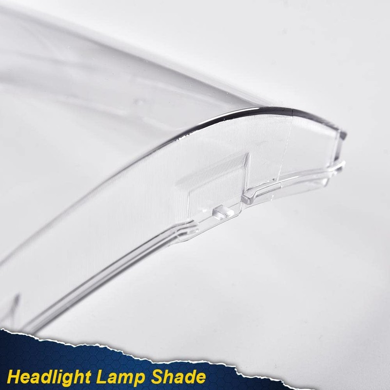 PIT66 Headlight Lens Cover, Compatible with 2007-2013 GMC Sierra 1500