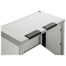 Bosch Rexroth Arm Rest, ESD 3842516704 (Armrest), Dimensions L x W: 250 x 110 mm, Colour: Black, Material: PUR Soft Foam, Pack of 1, for Relief of Arms during Assembly Work