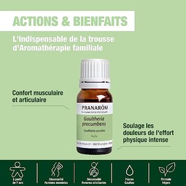 Pranarom Pranarôm - Huile Essentielle Gaulthérie couchée - 10 ml