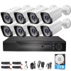 KEPEAK Security Camera System Kit Outdoor Audio Home CCTV 8CH