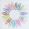 OKVGO 500pcs Coloured Paper Clips with Plastic Box of Paper
