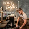 BUT FIRST Coffee Neon Sign - Adjustable Brightness LED Coffee