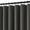 ANRODUO Extra Long Linen Shower Curtain, 84 Inch Fabric Shower