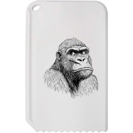 Azeeda 'Gorilla Portrait' Plastic Ice Scraper (IC00041359)