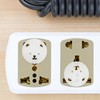 SHINEOFI 30pcs Electrical Outlet Covers Thickened Head Design Safe Outlet