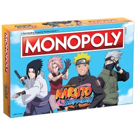 Monopoly Naruto | Collectible Monopoly Game Featuring Japanese Manga Series | Familiar Locations and Iconic Moments from The Anime Show, 2-6 Players