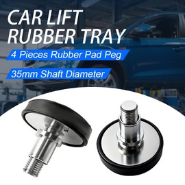 FUZIDDN 4-Pack 35mm Shaft Screw Up Car Lift Feet Pads for 2 Post Car Lift