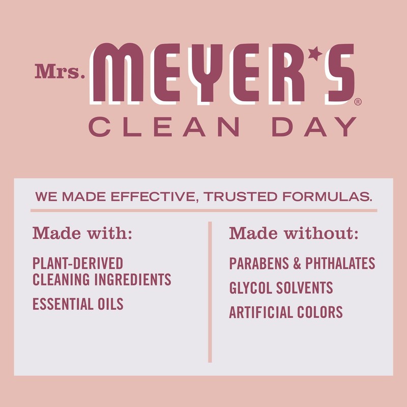 MRS. MEYER'S CLEAN DAY All-Purpose Cleaner Spray, Rose, 16 Fl