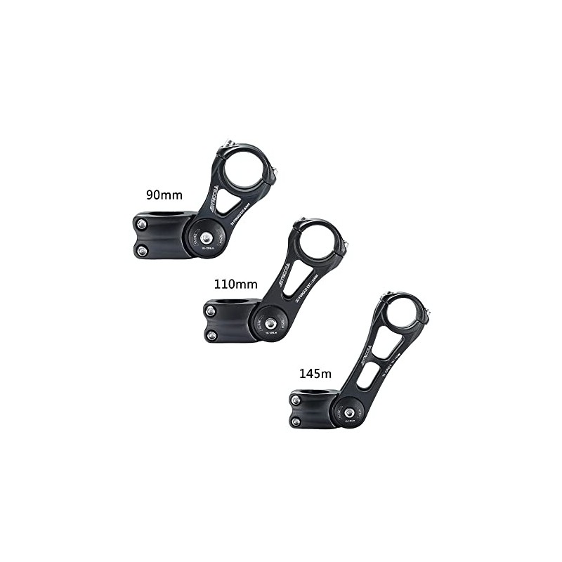 Bynccea Bicycle Stem Handlebar Riser Extension 0-70 Degrees 31.8 mm