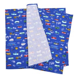 ランチクロス 男の子 2枚セット 給食 ナフキン お弁当 スタンダード 45×45cm 正方形 アクセル全開はたらく車(ロイヤルブルー) カラフルキャンディスタイル N3937000