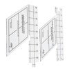 18inch Double Strip Quilting Ruler 60 Degree Diamond Quilt Ruler