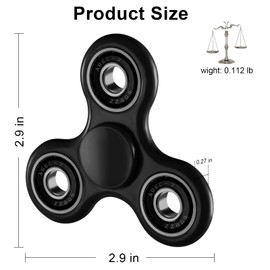 WELLVO Fidget Spinner 1Pcs for Kids Adults, Sensory Fidgets Toys for Anxiety Stress Relief ADHD Autism, Mini Cool Fidget Toy Spinners for Classroom Prizes Birthday Gifts Boys Girls