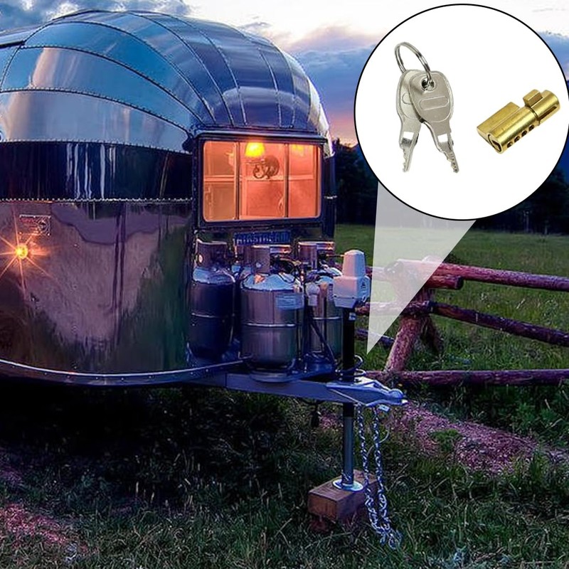XUKZIMA 1 Pcs Trailer Hitch Lock Cylinder Trailer Lock Cylinder