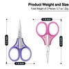 Small Scissors All Purpose, Sharp Mini Detail Craft Scissors Set