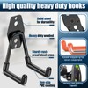 Garage Hooks Wall Mounted, 4 Pcs Heavy Duty Garage Hanger,
