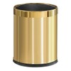 LEASYLIFE 14L/2.6GAL，Gold Bathroom Trash can,Brushed Brass Garbage can,Small Gold Wastebasket