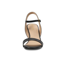 Cole Haan Women's Josie Wedge Sandal Pump, Black Leather, 8