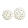 Deco 79 Polystone Abstract Decorative Ball Orbs & Vase Filler,