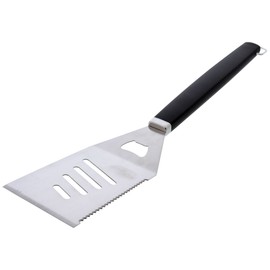 Barbecue Spatula With Bottle Opener Large BBQ Grill Handle Best Cooking Utensils and Accessories Wide Metal Grilling Turner for Burgers Steak Heavy duty