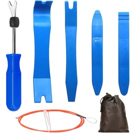 ToBeBold Interior Stripping, Interior Stripping, Panel Removal, Clip Clamp Tool, Wiring Guide Included, Set of 6, Light Blue