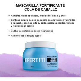 Mascarilla Cabello Cola Caballo Nefertiti 350gr