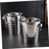 LABRIMP Ice Bucket Ktv Cooling Stainless Steel Portable Bucket Chill