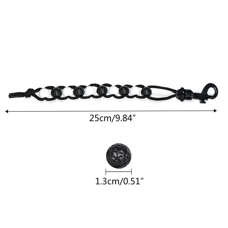 Golf Bead Counter With Clip Golf Scoring Score Bead Strokes