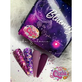 Chula Nails Bluemay Collection. Powder Acrylic