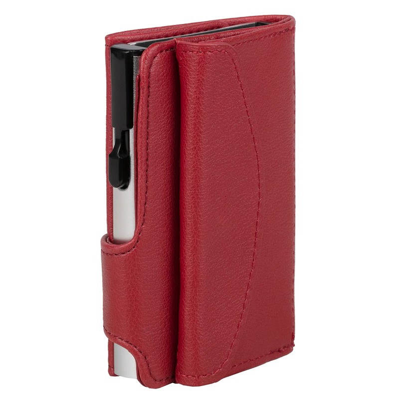 ClickSafe Unisex Coin Purse Travel Accessory Wallet, red