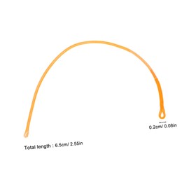 NOLITOY 10pcs Braided Fly Fishing Connectors Strong Fishing Wire Leaders for Secure Connection Low Visibility Design for Enhanced Catch Rate for Freshwater