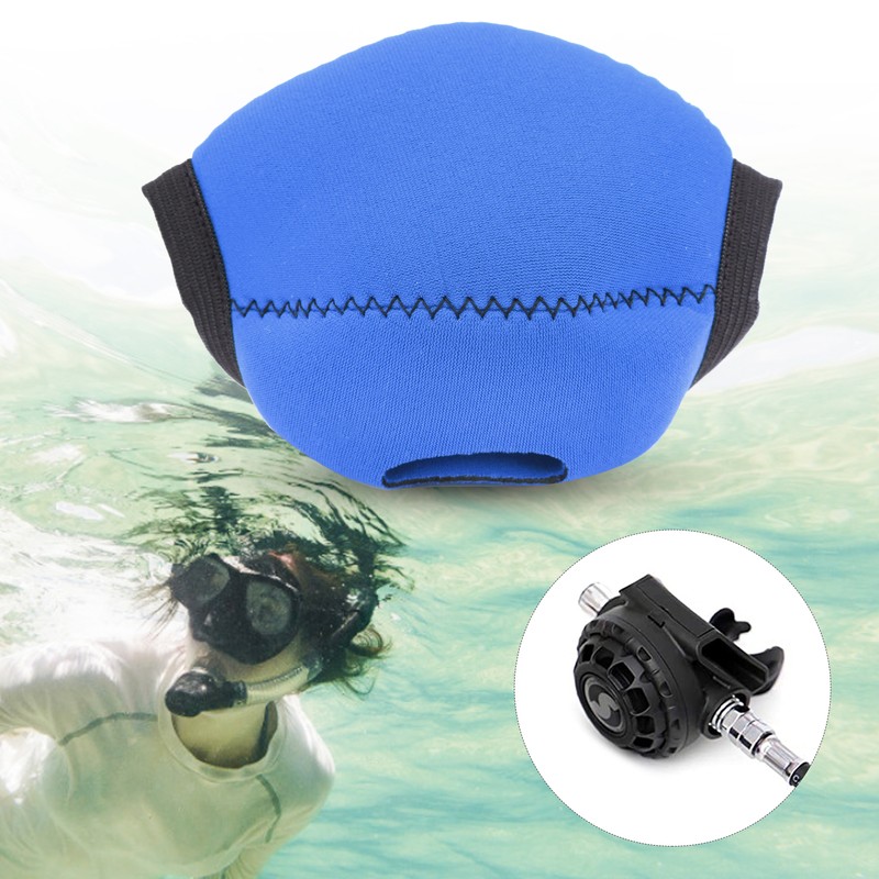 Diving Breathing Regulator Protective Cover Waterproof Snorkeling Regulator CoverBlue