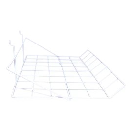 Exhivit Repisa Exhibidor De Alambron P/panel Ranurado Paq /10pzs