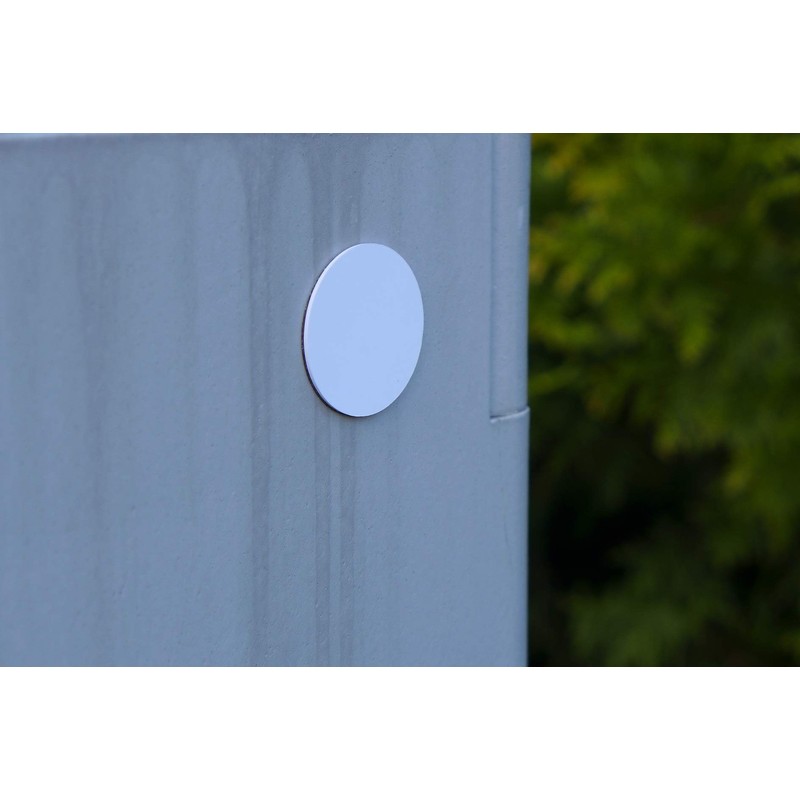 NFC Tag Coin Outdoor - for metallic/conductive surfaces, white -waterproof