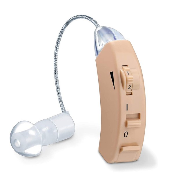 Beurer HA50 Hearing Amplifier | Amplifies the volume of sound for restricted hearing abilities | Barely visible behind the ear | Wide frequency range | Continuously variable volume