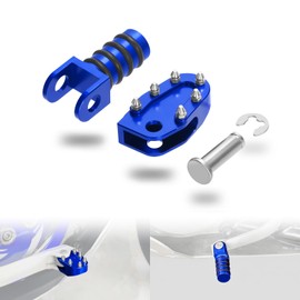 DRZ400 DRZ400S DRZ400SM Rear Cleats Brake Pedal Shift Lever Toe Peg Compatible With DR-Z400E 2000-2024,DR-Z400S 2000-2024,DR-Z 400SM 2005-2024 (Blue)